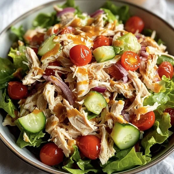 Delicious Honey Mustard Chicken Salad with fresh ingredients and dressing