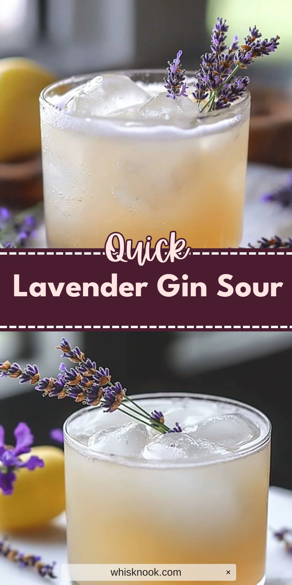Lavender Gin Sour