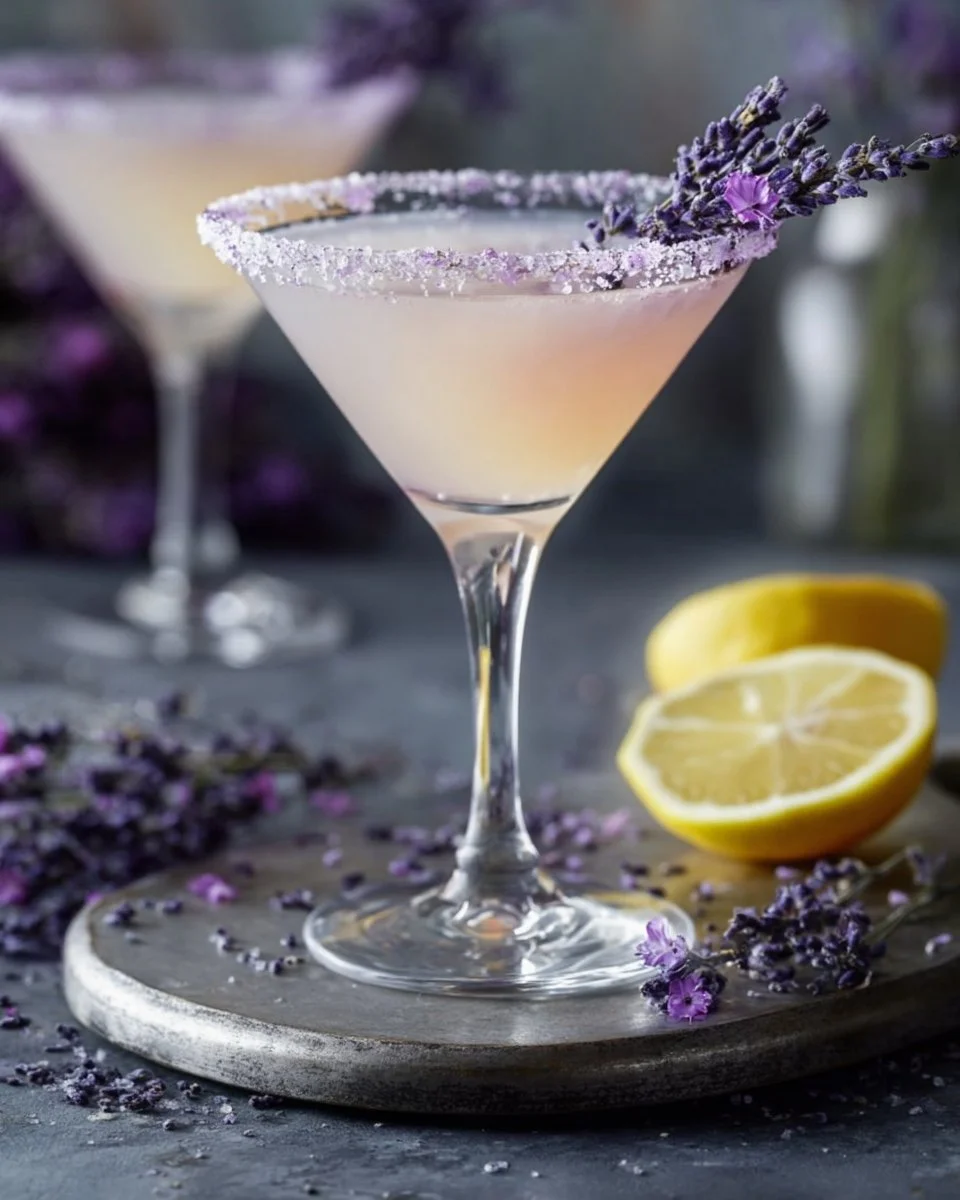 Lavender Lemon Drop Martini
