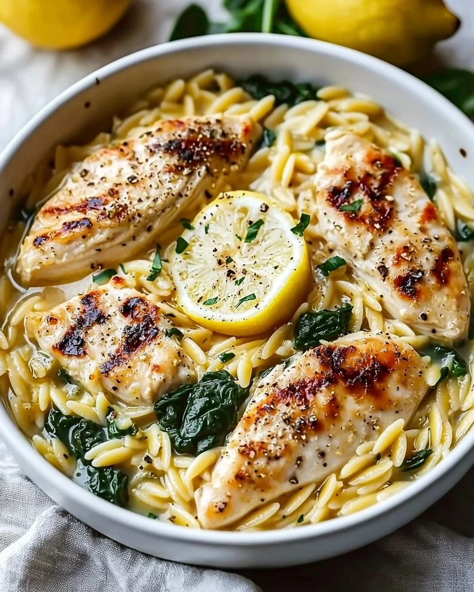 Lemon Chicken Orzo