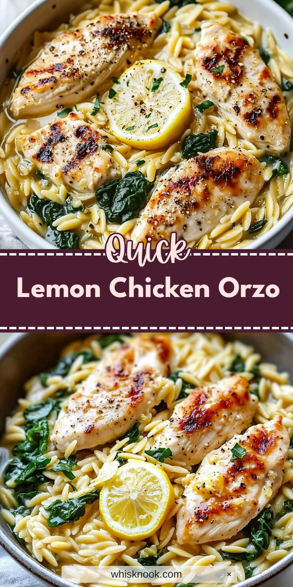 Lemon Chicken Orzo