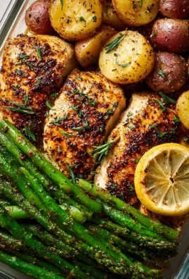 Lemon garlic chicken meal prep in storage containers for the week.