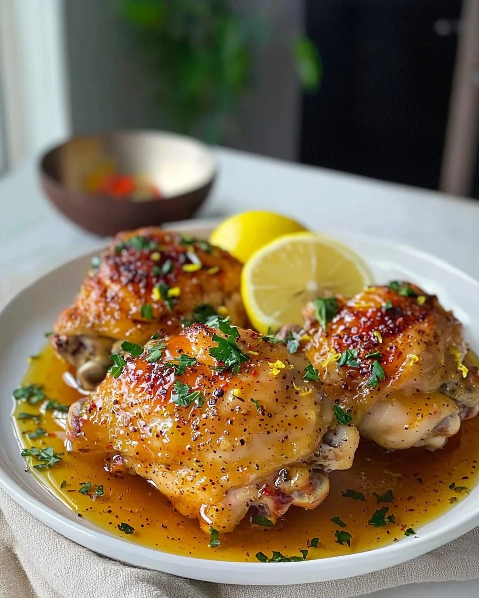 Lemon Pepper Chicken Thighs