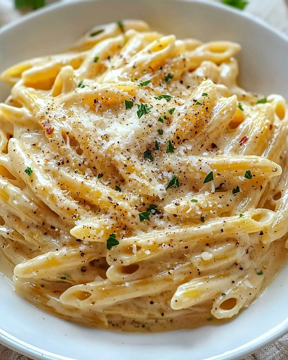 One Pot Creamy Garlic Pasta
