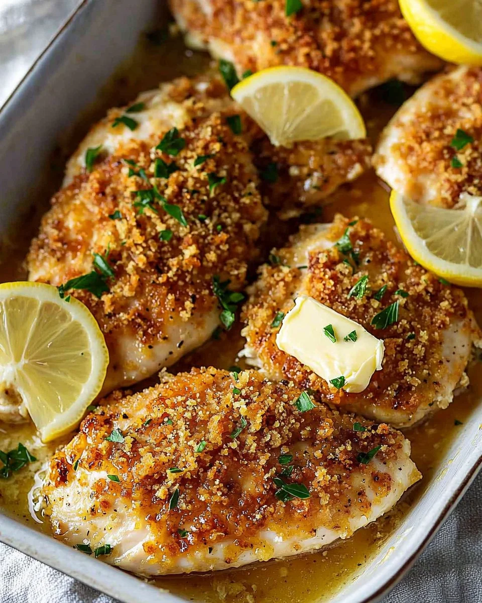 Parmesan-Crusted Lemon Chicken