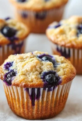 Protein cottage cheese blueberry muffins on a plate