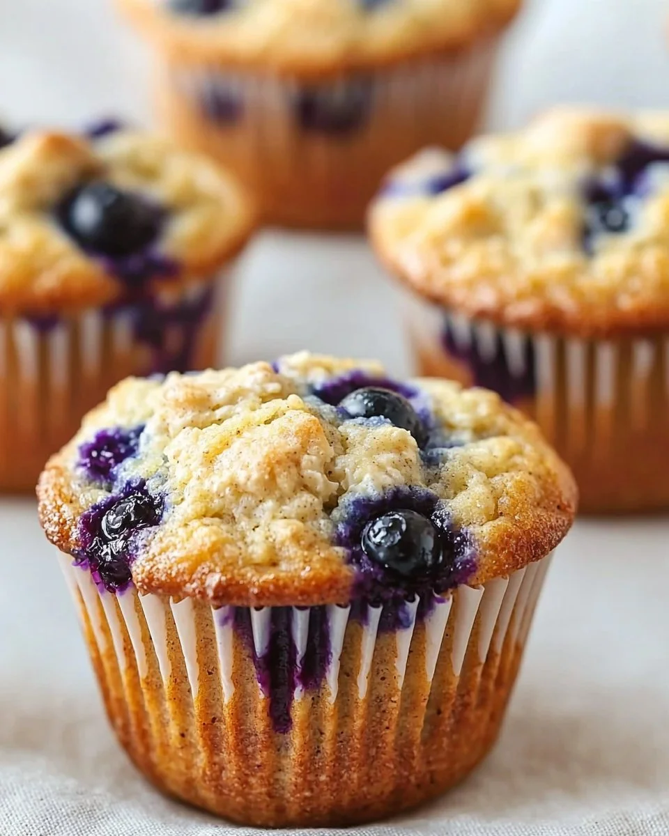 Protein Cottage Cheese Blueberry Muffins