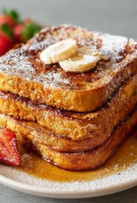 Delicious protein powder French toast topped with fresh fruits