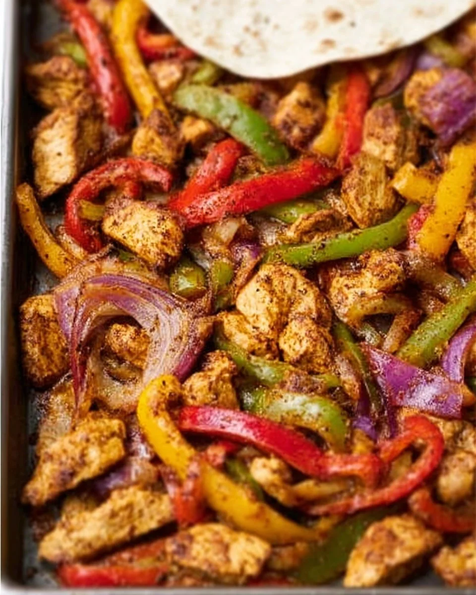 Sheet Pan Chicken Fajitas