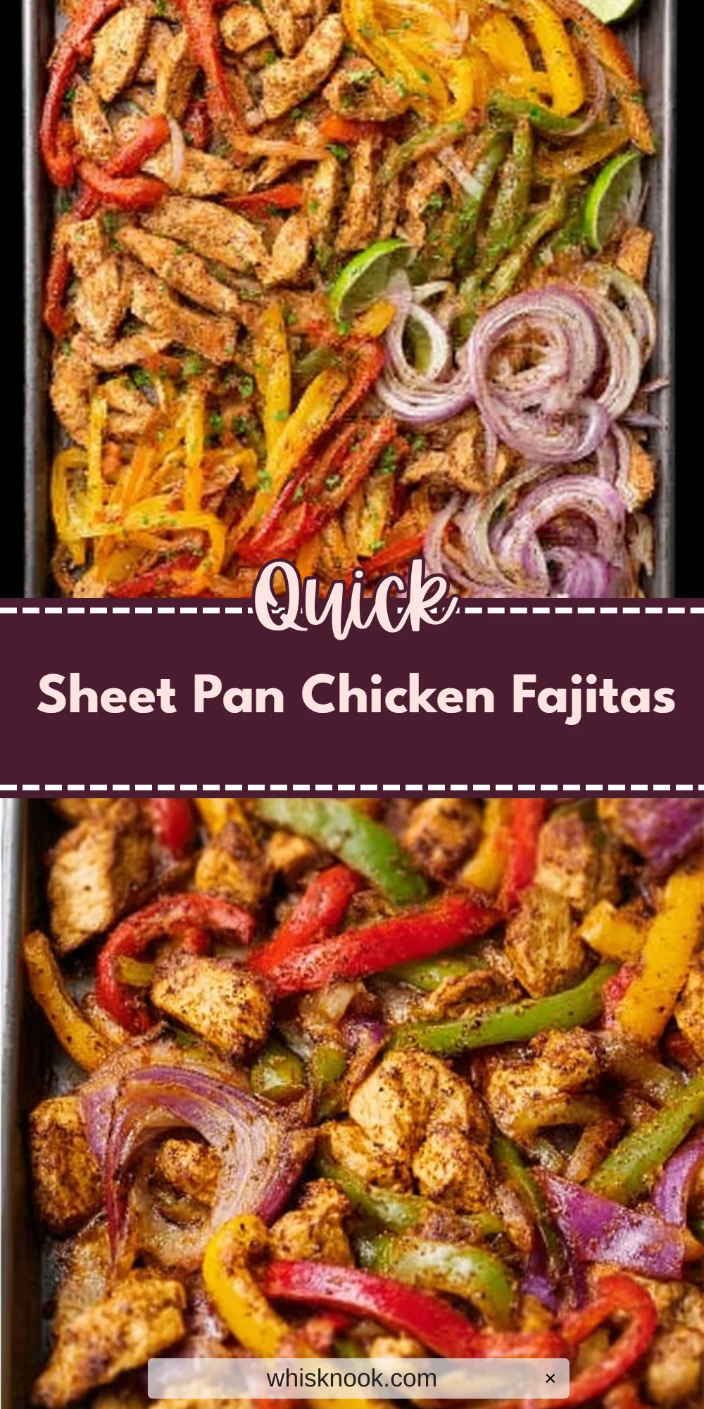 Sheet Pan Chicken Fajitas