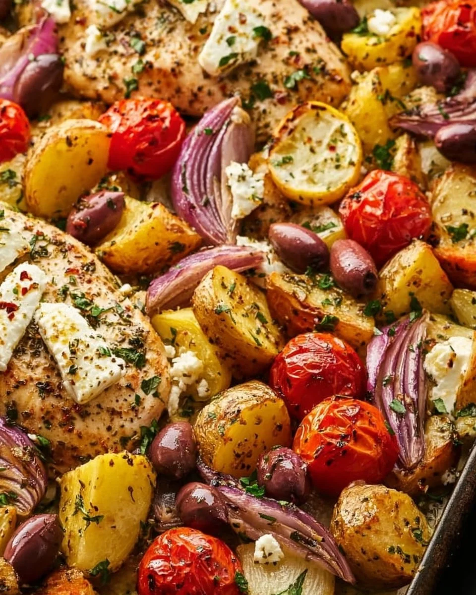 Sheet Pan Greek Chicken