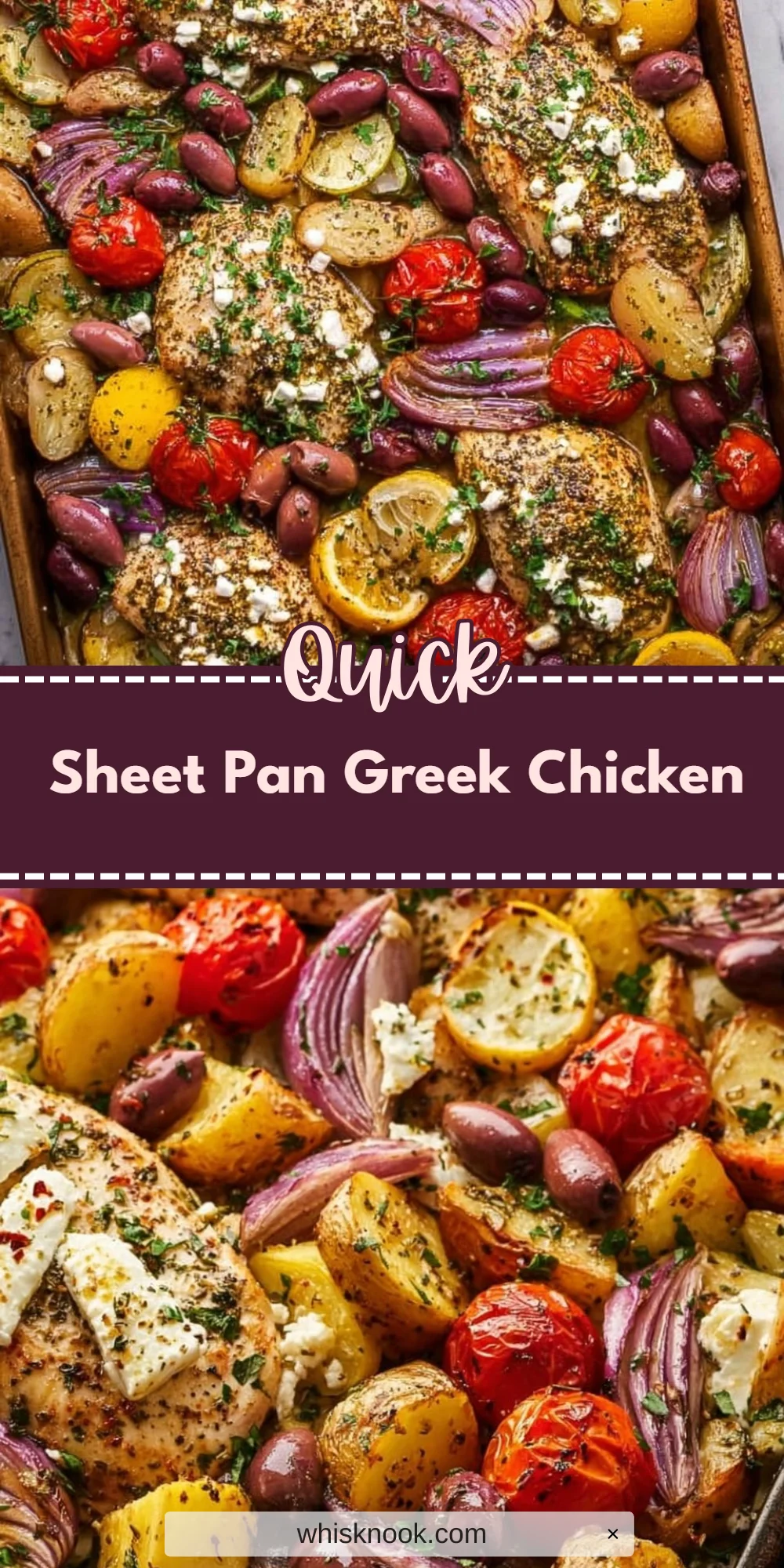 Sheet Pan Greek Chicken