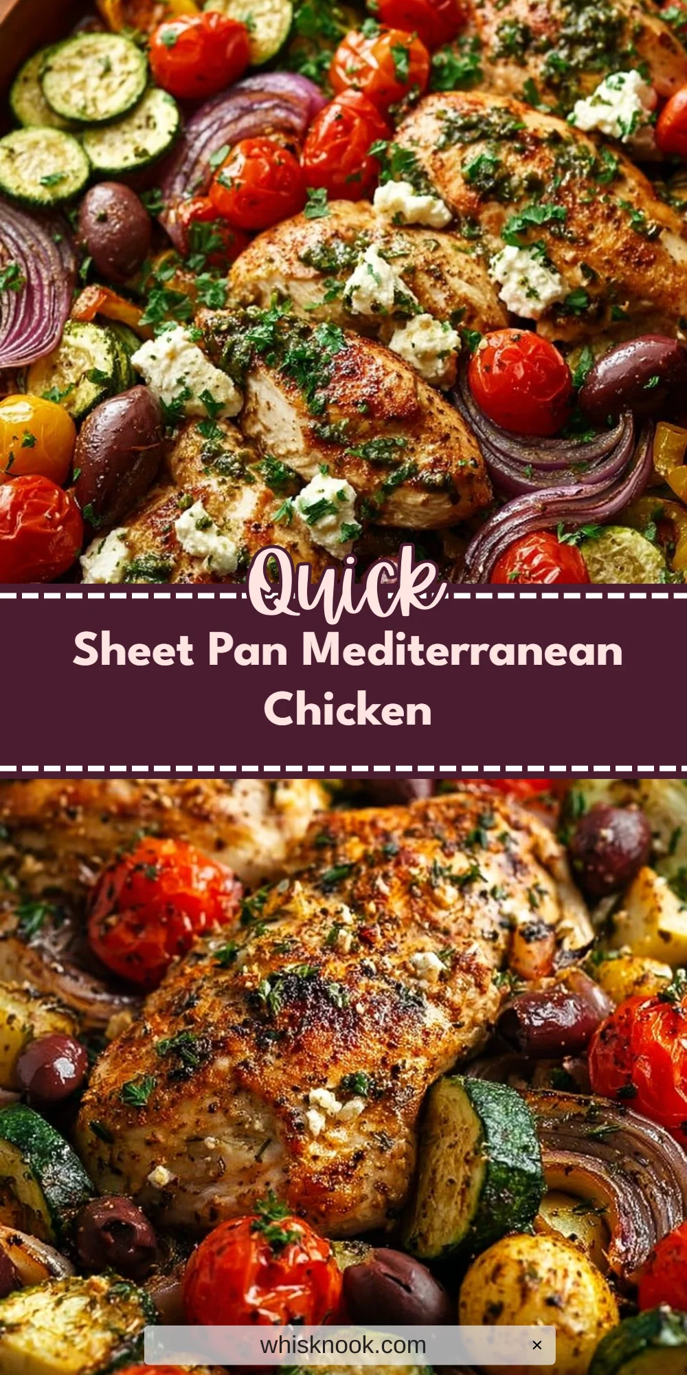 Sheet Pan Mediterranean Chicken