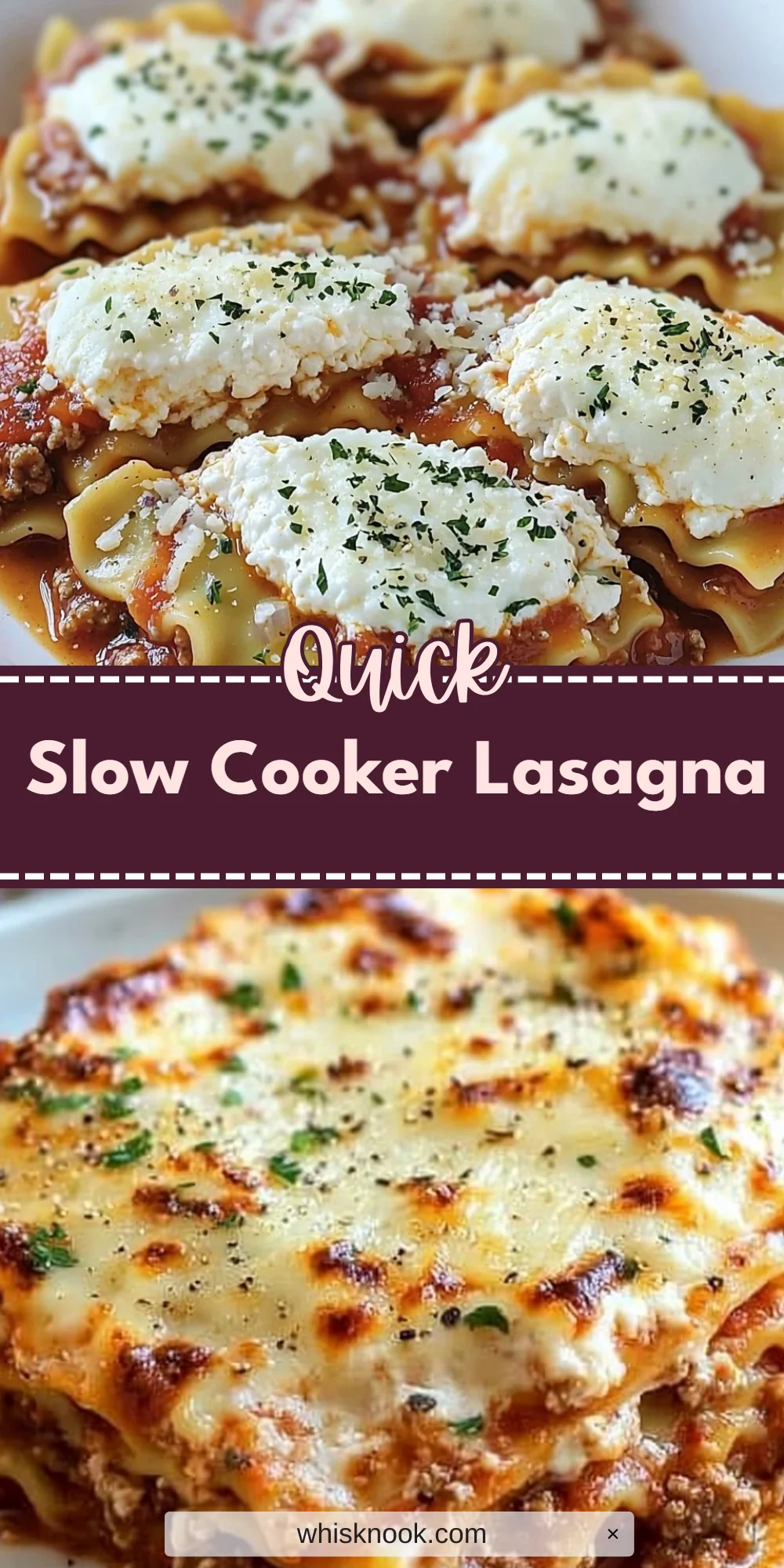 Slow Cooker Lasagna