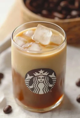 Homemade Iced Vanilla Latte inspired by Starbucks recipe