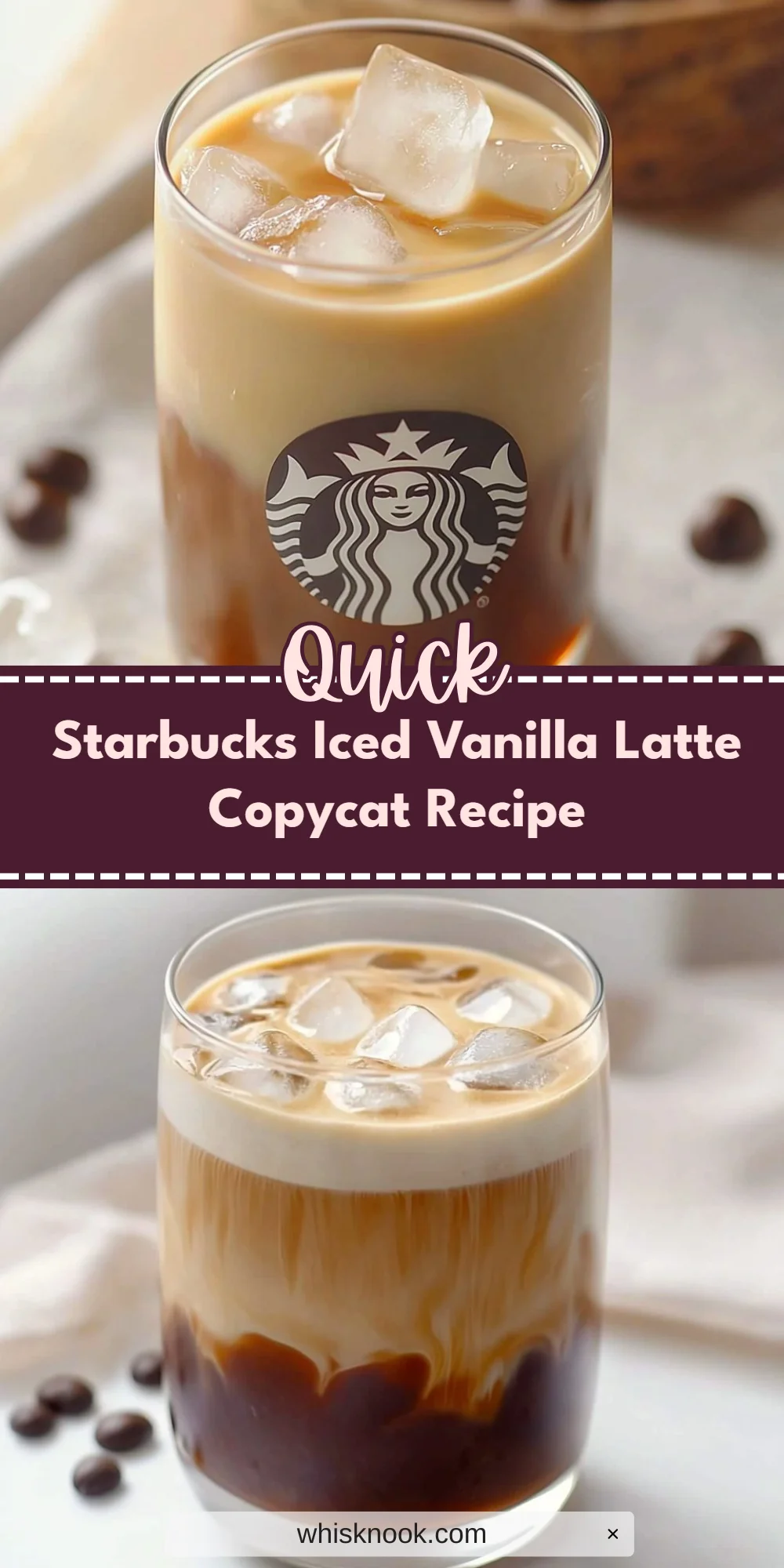 Starbucks Iced Vanilla Latte Copycat Recipe