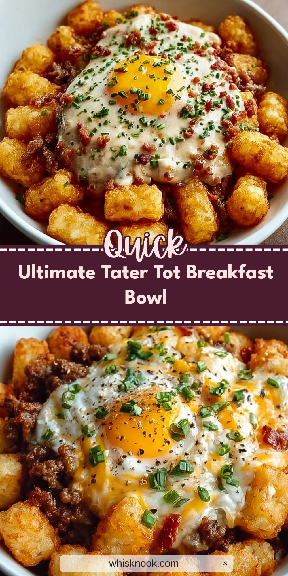 Ultimate Tater Tot Breakfast Bowl