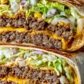 Delicious Big Mac Wrap recipe featuring classic Big Mac flavors in a wrap.