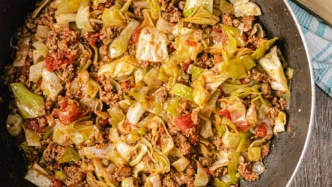 Cabbage and Ground Beef