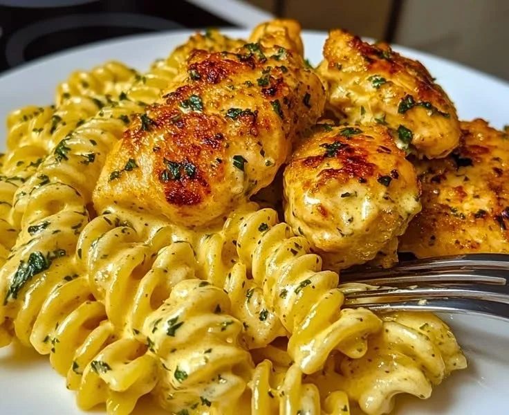 Creamy Garlic Parmesan Chicken Pasta