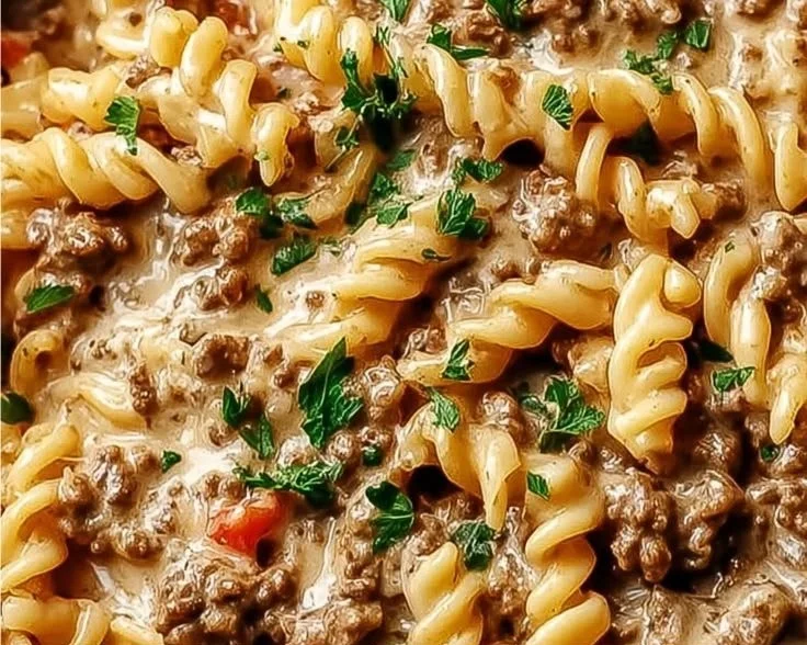 Creamy Ground Beef Pasta