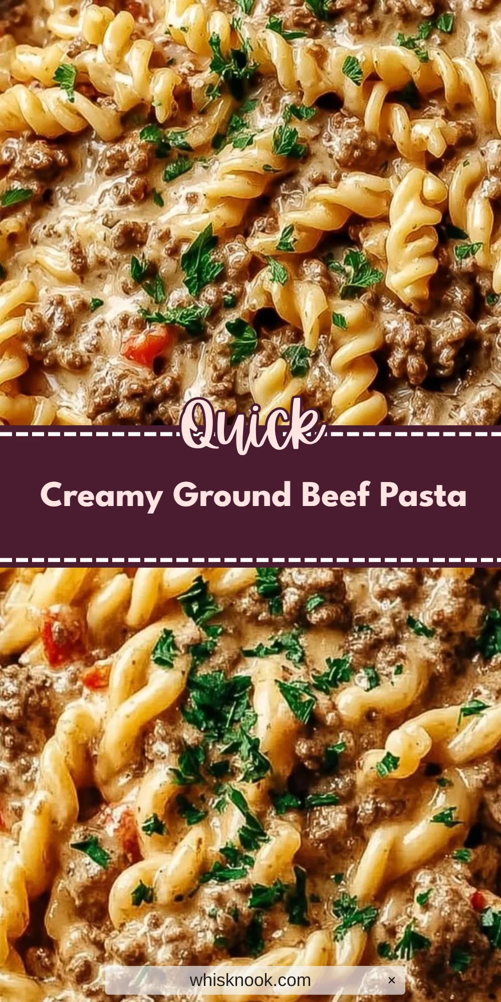 Creamy Ground Beef Pasta