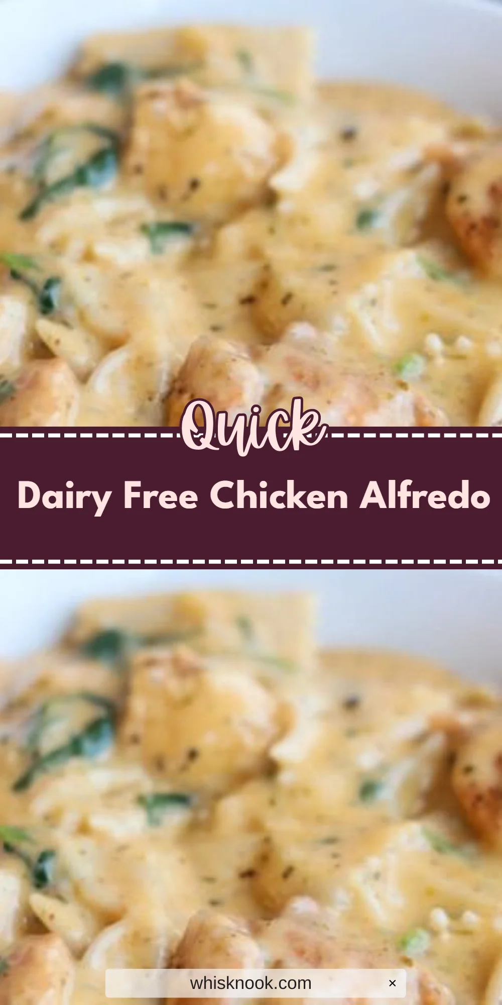 Dairy Free Chicken Alfredo