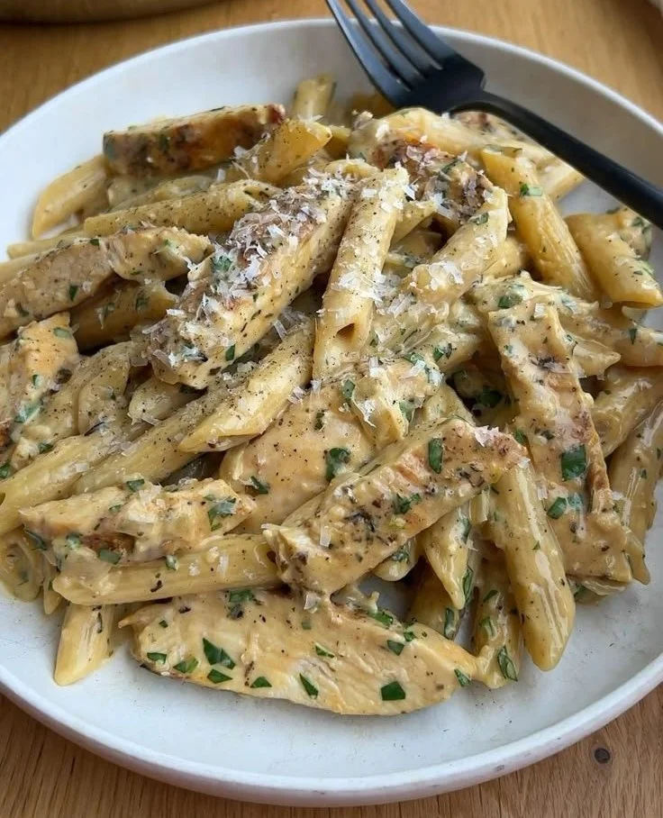 Garlic Parmesan Chicken and Pasta
