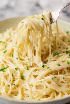 Creamy Garlic Parmesan Pasta in one pot, ready to serve.