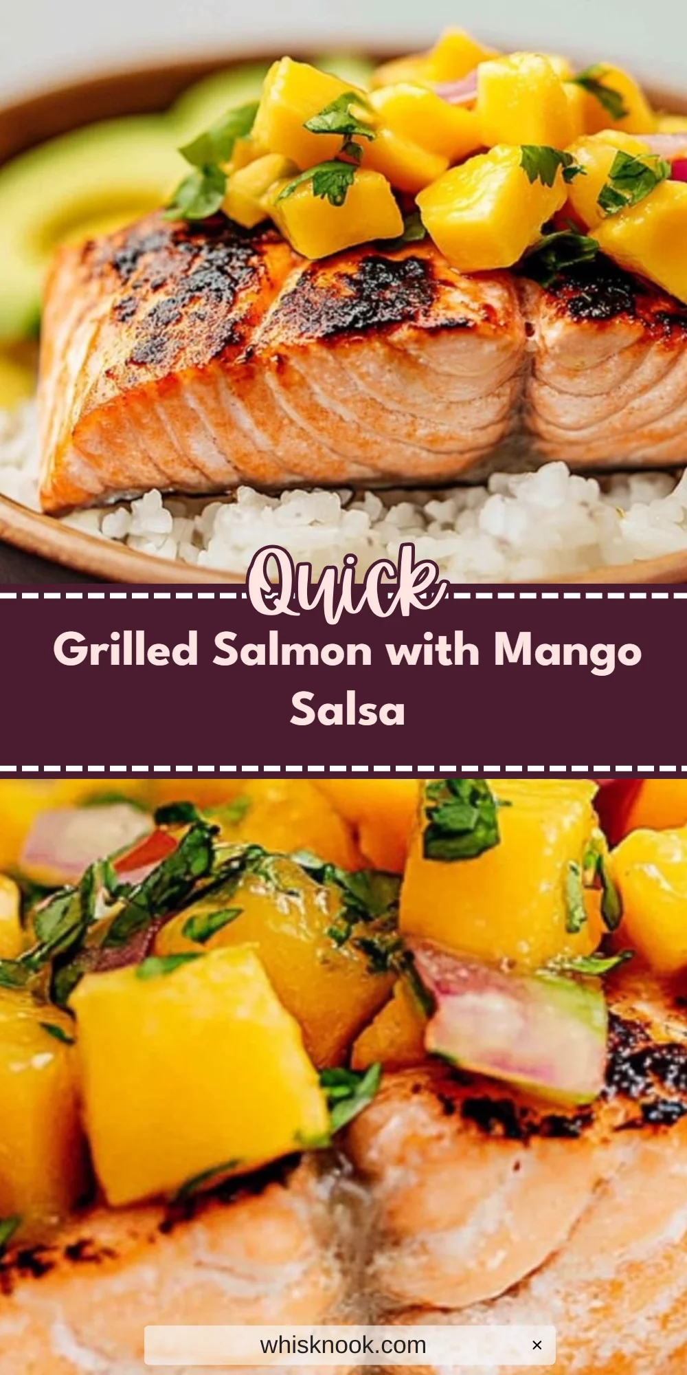 Grilled Salmon with Mango Salsa