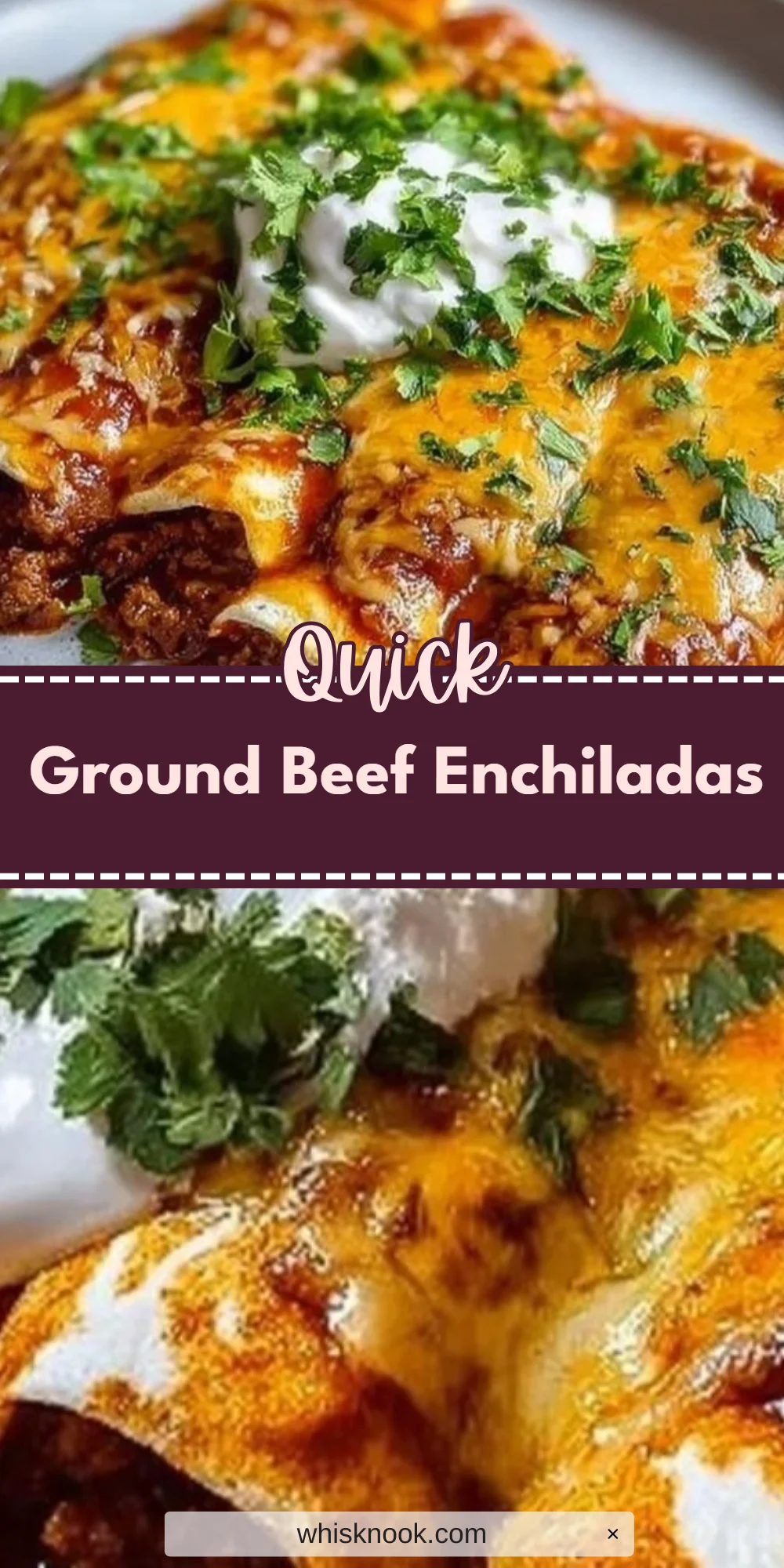 Ground Beef Enchiladas