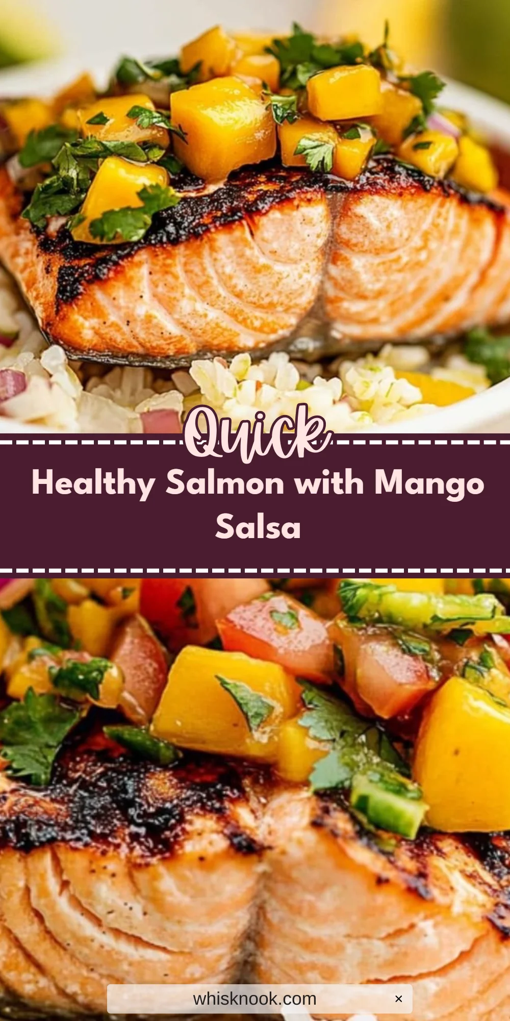 Healthy Salmon with Mango Salsa