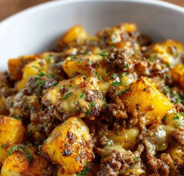 Homemade Hamburger Hash