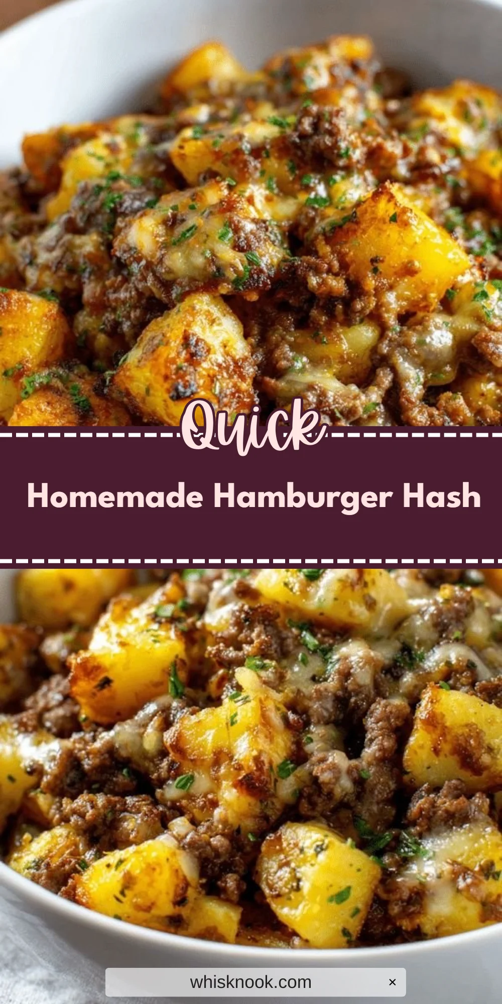 Homemade Hamburger Hash