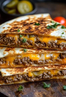 A delicious plate of Smashburger Quesadillas with cheese and fillings