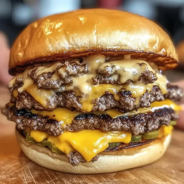 Irresistible crack burgers on a plate with toppings and condiments