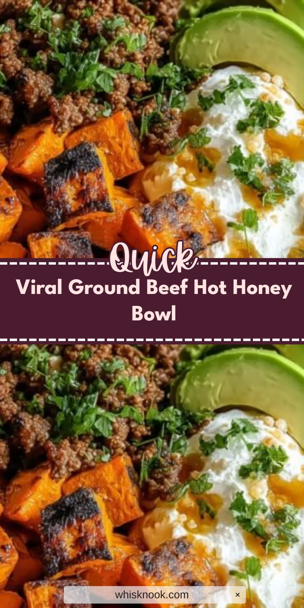 Viral Ground Beef Hot Honey Bowl