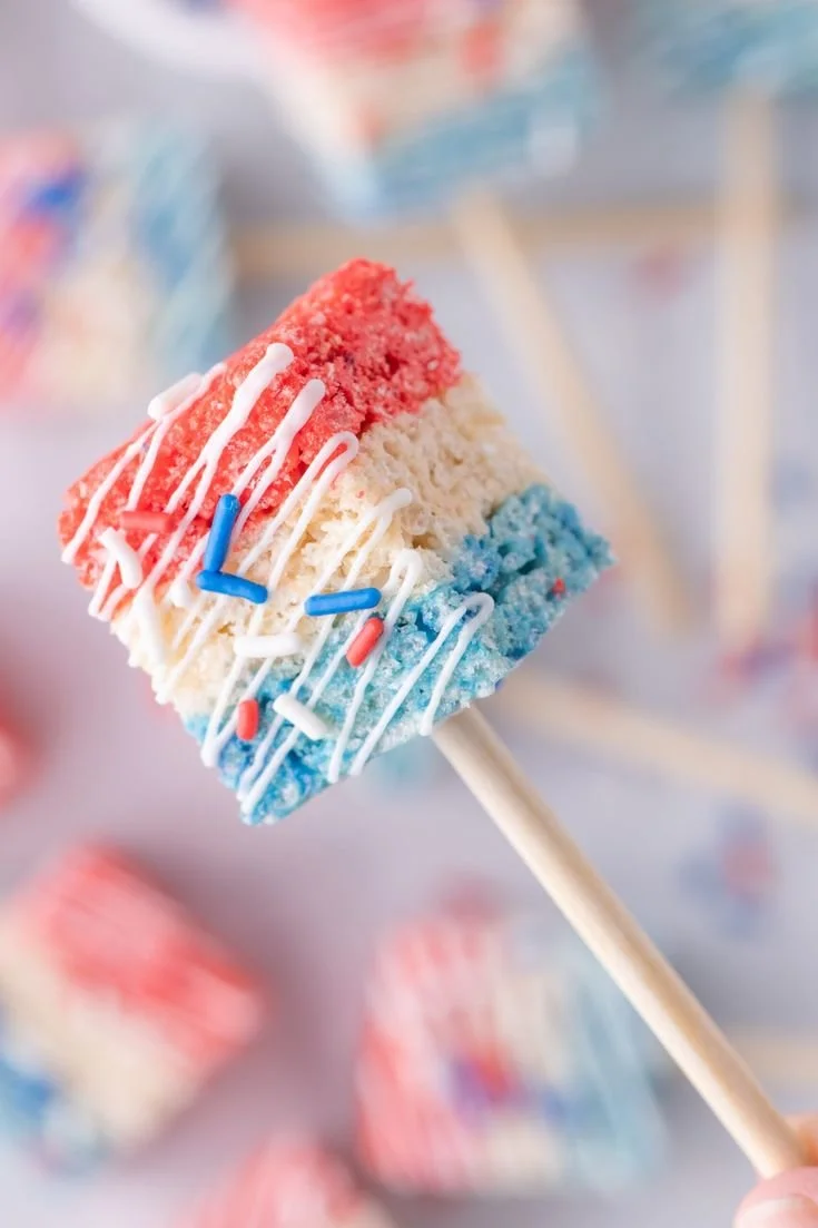 4th of July Rice Krispie Treats