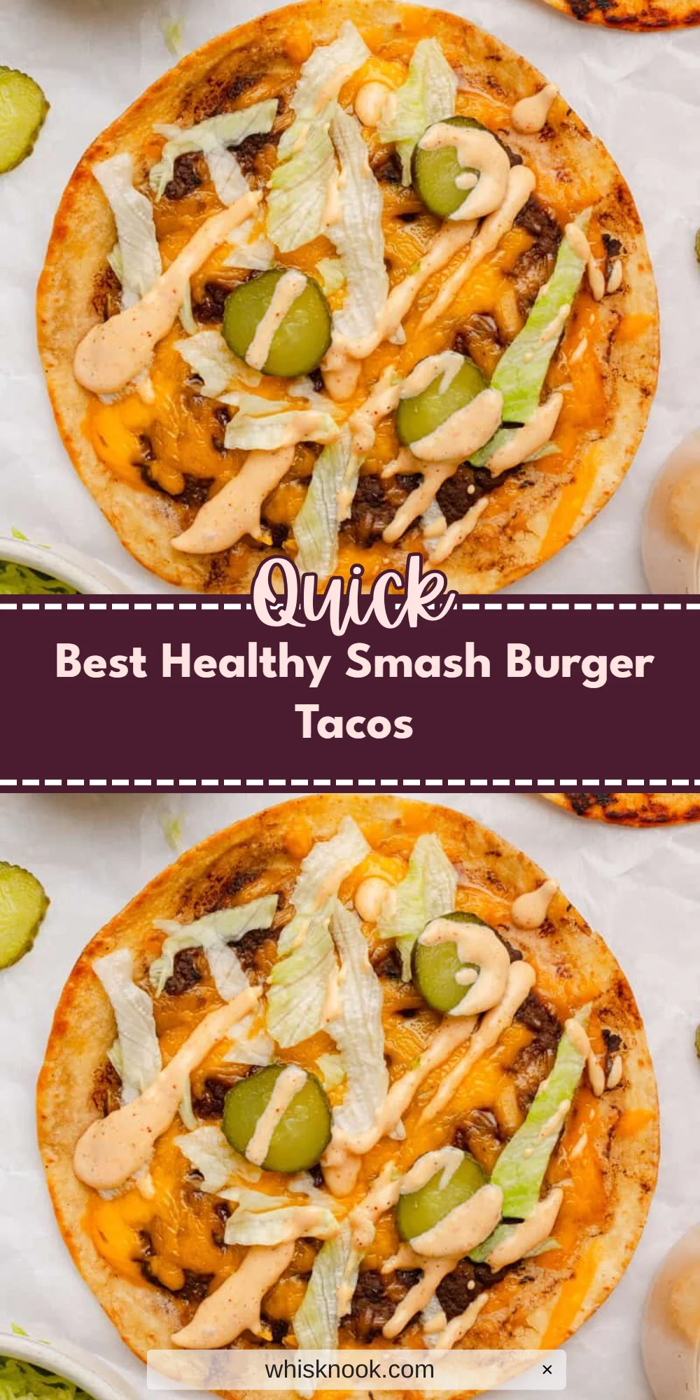 Best Healthy Smash Burger Tacos