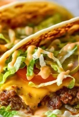 Big Mac style smash burger tacos with fresh ingredients and delicious toppings.