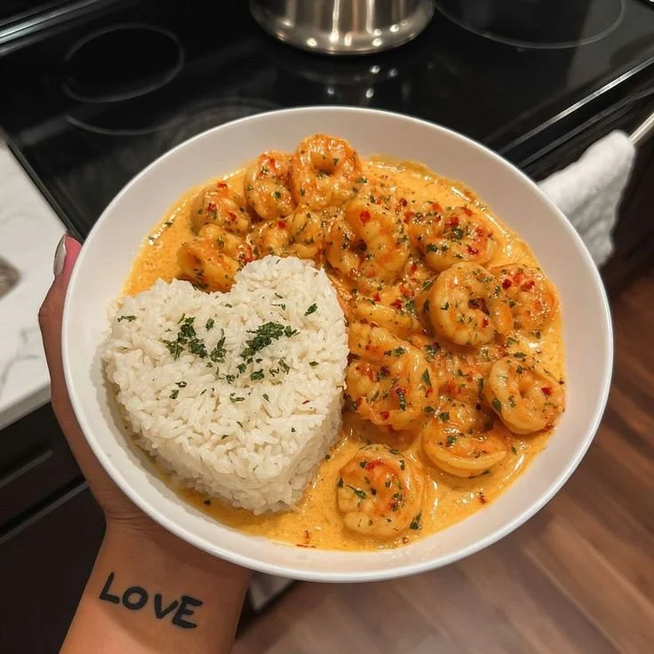 Creamy Shrimp in Spicy Sauce