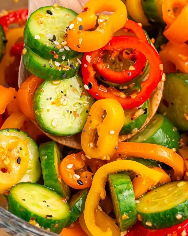 Cucumber and Sweet Pepper Salad