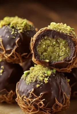 Delicious Dubai chocolate balls in a decorative box, perfect for gifting.