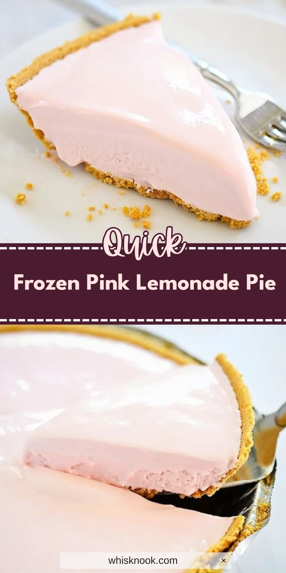 Frozen Pink Lemonade Pie