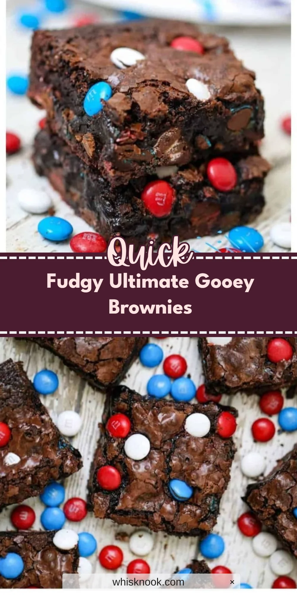 Fudgy Ultimate Gooey Brownies