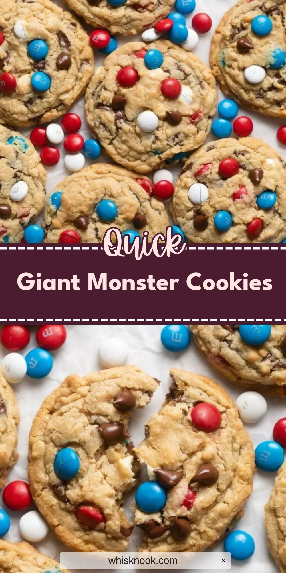Giant Monster Cookies