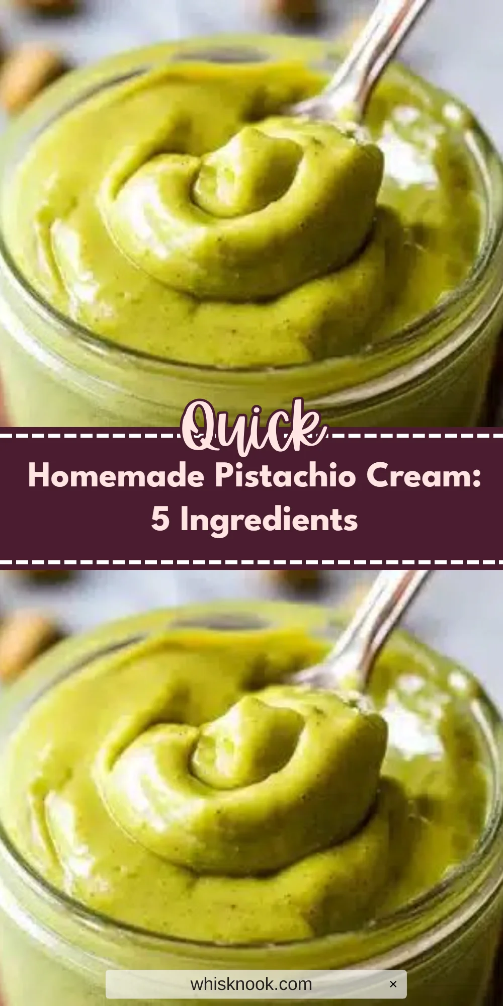 Homemade Pistachio Cream: 5 Ingredients