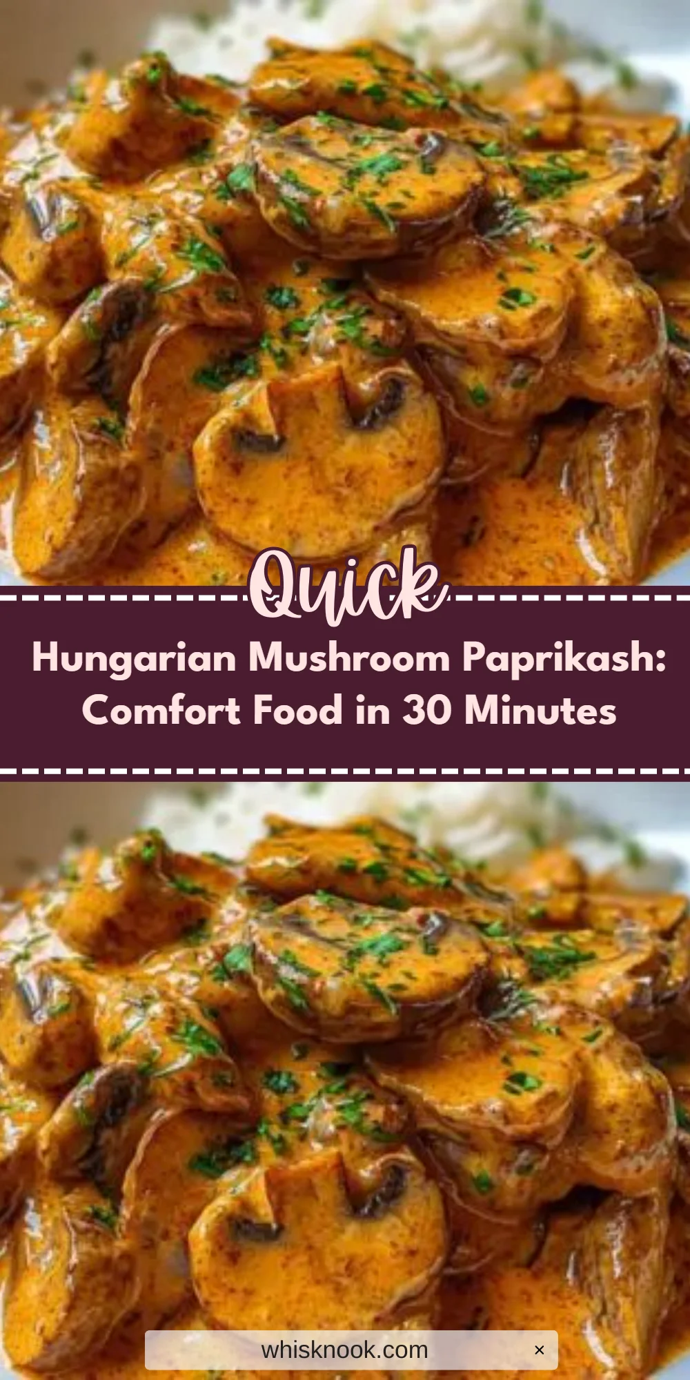 Hungarian Mushroom Paprikash: Comfort Food in 30 Minutes