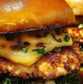 Juicy ground chicken smash burgers on a grill