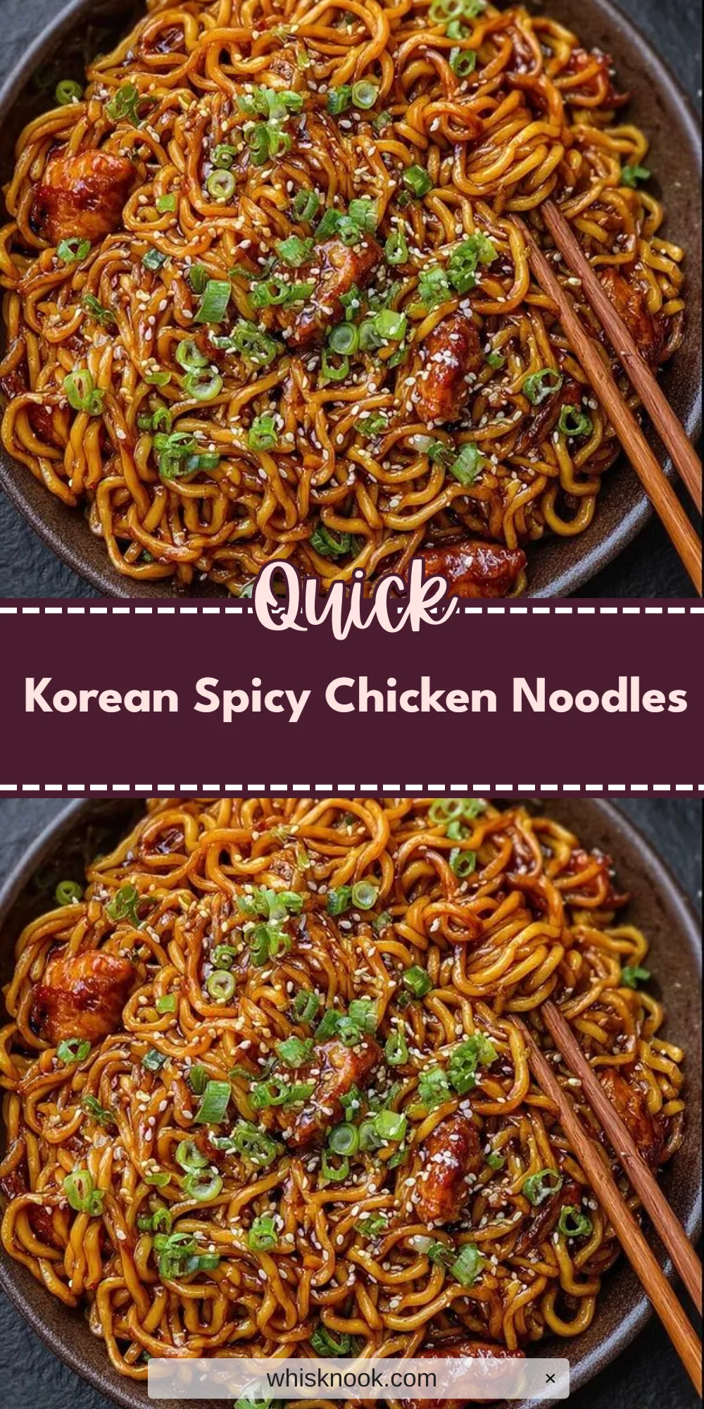 Korean Spicy Chicken Noodles